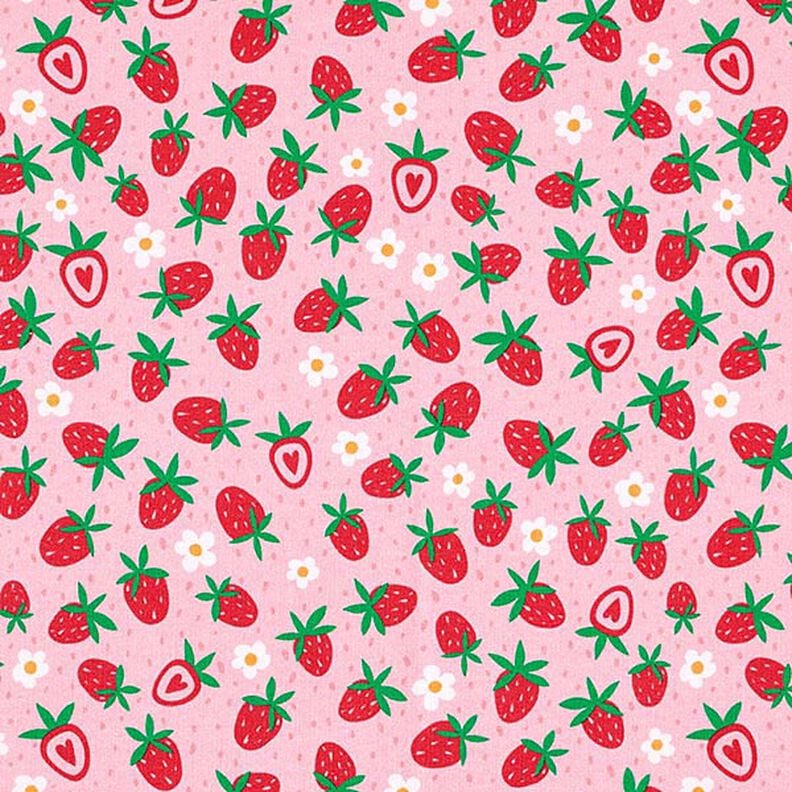 Stofpakke Jersey søde jordbær | PETIT CITRON – rosa,  image number 4