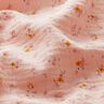 Musselin/Dobbelt-Crincle stof Romantiske blomster – rosé,  thumbnail number 2