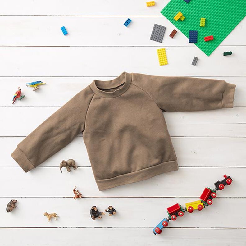 GOTS French Terry Sommersweat | Tula – beige,  image number 6