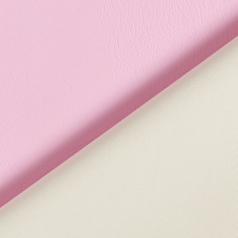 Imiteret skind stretch ensfarvet – rosa,  image number 3