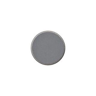 Metal-polyesterknap øsken [ 15 mm ] – grå, 