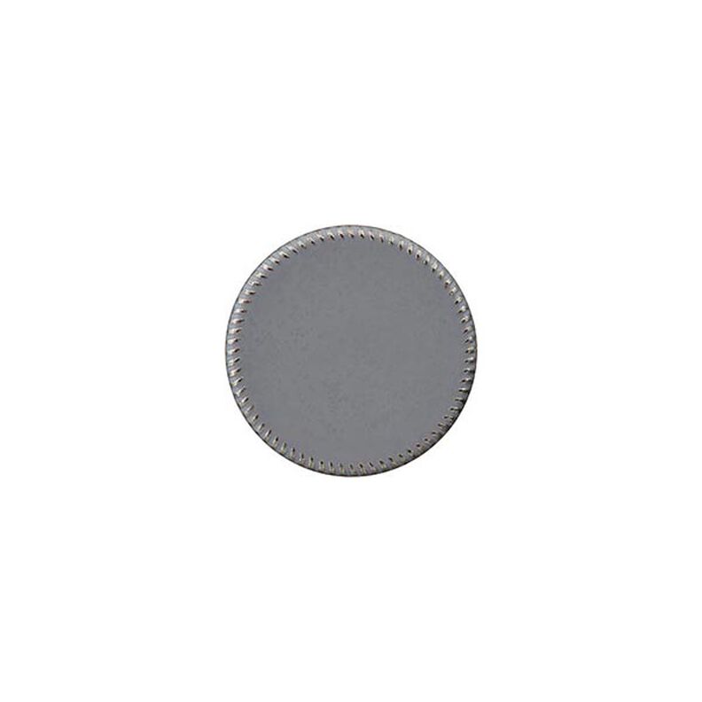 Metal-polyesterknap øsken [ 15 mm ] – grå,  image number 1