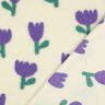 Teddyplys Tulipaner | Poppy Fabrics – elfenben,  thumbnail number 4