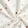 Doubleface Jersey farverige hjerter &ndash; elfenben,  thumbnail number 3