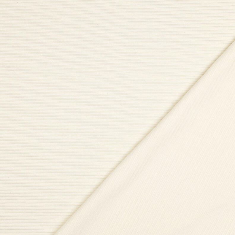 Ottoman Rib-jersey Bomuldsblanding – creme,  image number 3