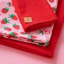 Stofpakke Jersey søde jordbær | PETIT CITRON – rosa, 