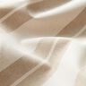 Dekorationsstof kanvas stribemiks genanvendt – beige,  thumbnail number 2