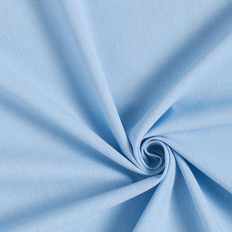 Viskose-hør-miks Ensfarvet – lyseblå,  image number 1