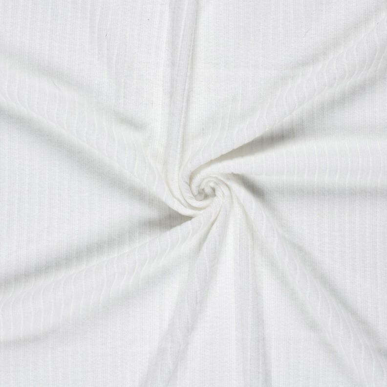 Superblød ribstrik ensfarvet – hvid,  image number 3