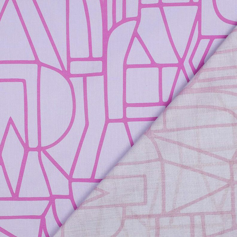 Bomuld voile Town | Nerida Hansen – syren/purpur,  image number 4