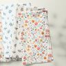 Musselin/Dobbelt-Crincle stof grene | Poppy Fabrics – hvid/reed,  thumbnail number 7