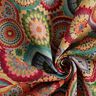 Dekorationsstof Gobelin Mandala-cirkler – lysebeige/rød,  thumbnail number 3