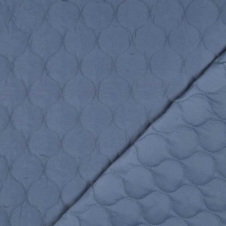 Quiltstof cirkelmønster | Poppy Fabrics – jeansblå,  image number 4