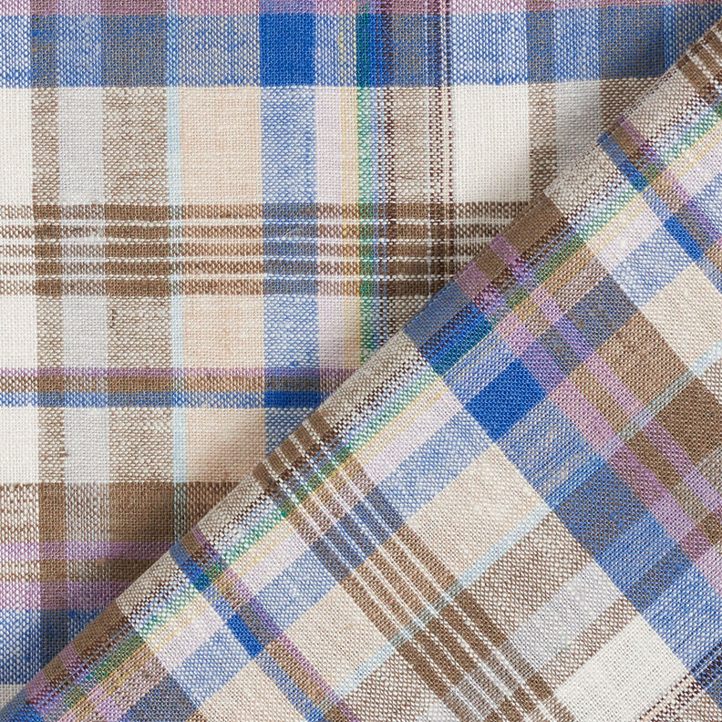 Hør-viskoseblanding tern – olivengrøn,  image number 5