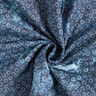 Quiltet stof chambray blomst batik – jeansblå,  thumbnail number 4