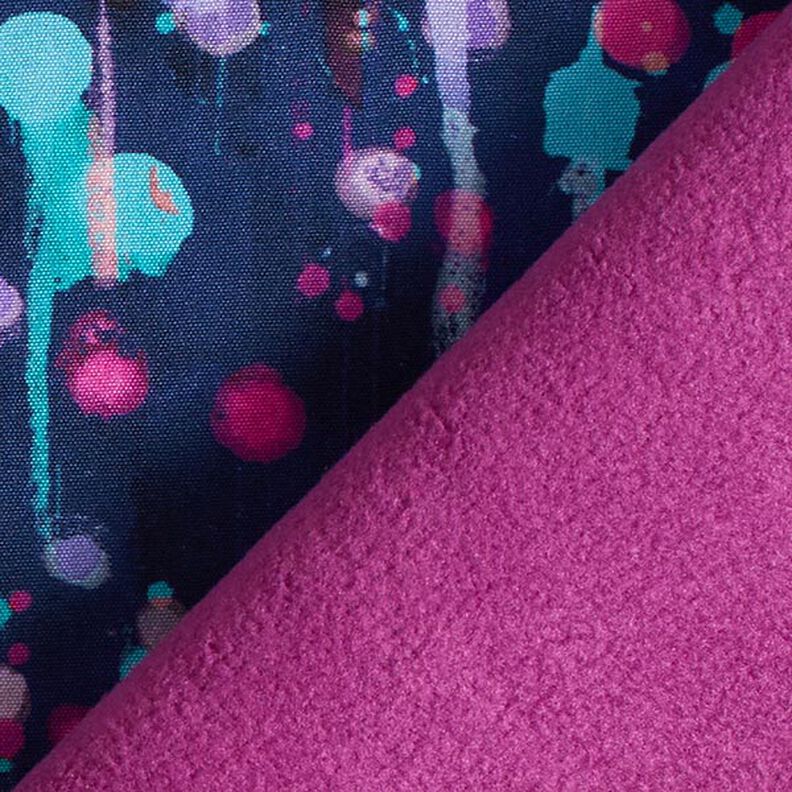 Softshell klatter, der er løbet ud Digitaltryk – marineblå/intens pink,  image number 5