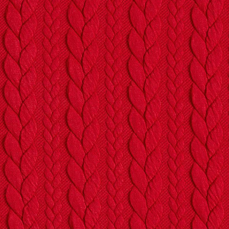 Jerseyjacquard Cloqué Fletmønster – rød,  image number 1