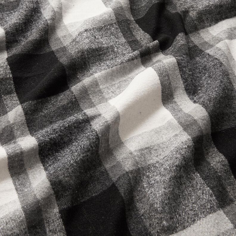 frakkeflannel ternet | Katia Fabrics – tågegrå/antiksølv,  image number 2