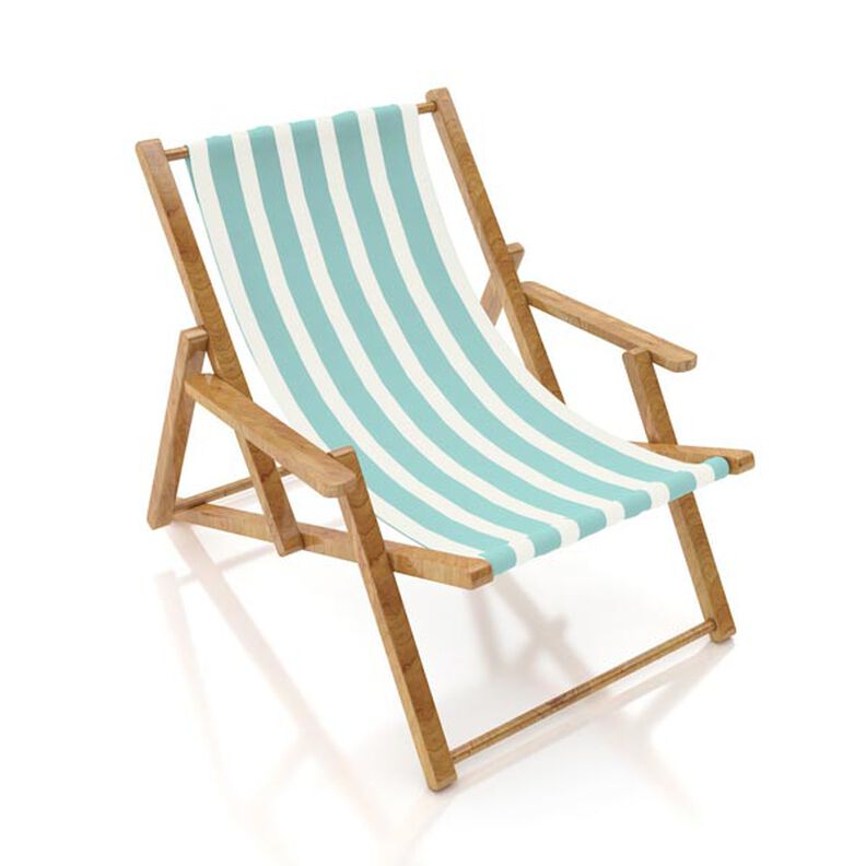 Outdoor stof Acrisol Listado – uldhvid/azur,  image number 7