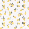 Bomuldsjersey store citroner – elfenben/guld,  thumbnail number 1