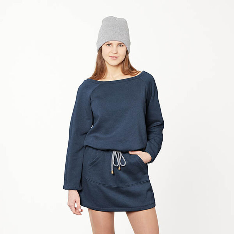 Sweatshirt lodden Premium – sort-blå,  image number 5