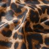 Imprægneret voksdug fint leopardmønster – brun/sort,  thumbnail number 2