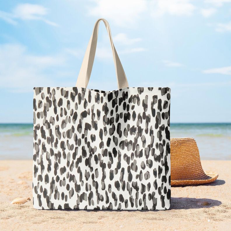 Outdoor stof Canvas store klatter – elfenben/grå,  image number 6