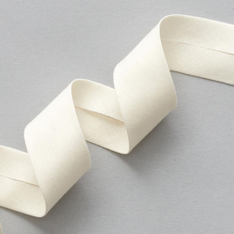 Skr&aring;b&aring;nd Bio-bomuld [20 mm] &ndash; uldhvid,  image number 2