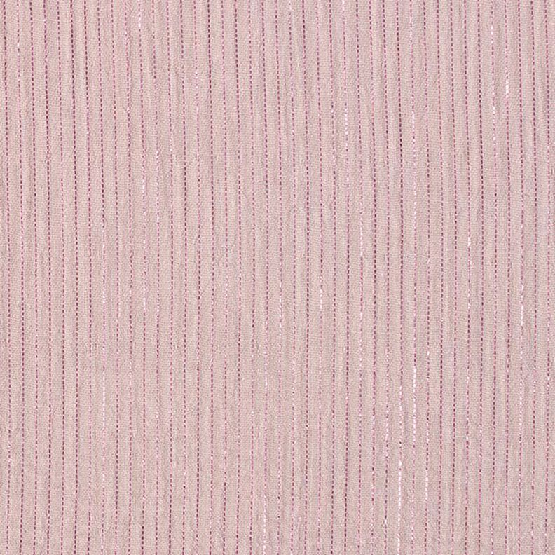 Bomuldsmusselin skinnende striber – rosa,  image number 1