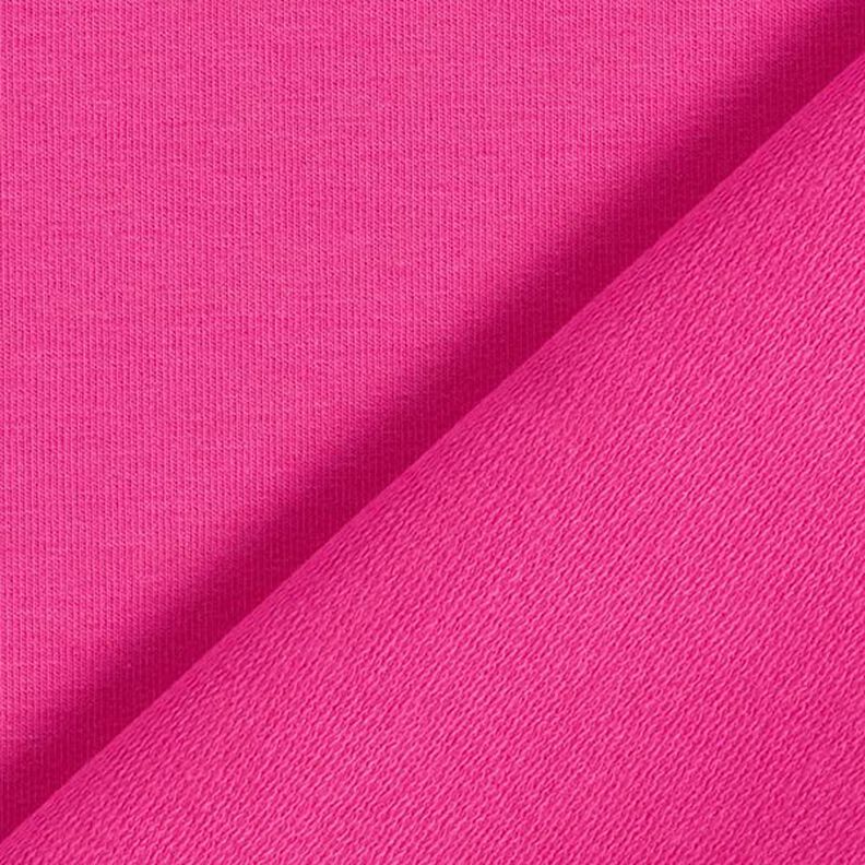 Let French Terry ensfarvet – intens pink,  image number 5