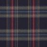 Skotskternet Stretch – navy/rød,  thumbnail number 1