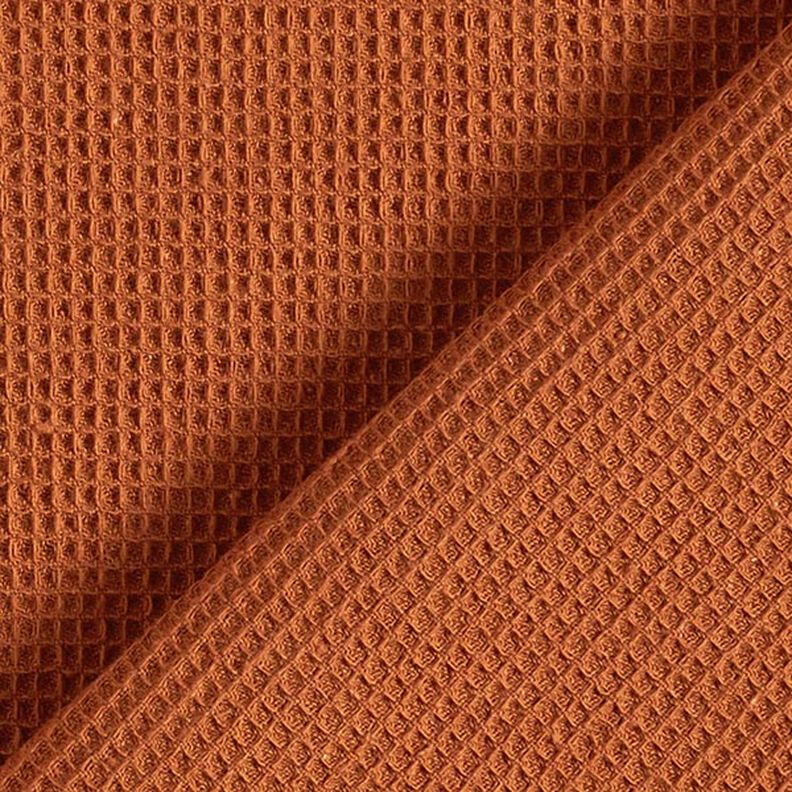 Vaffelpiqué Mini – terracotta,  image number 3
