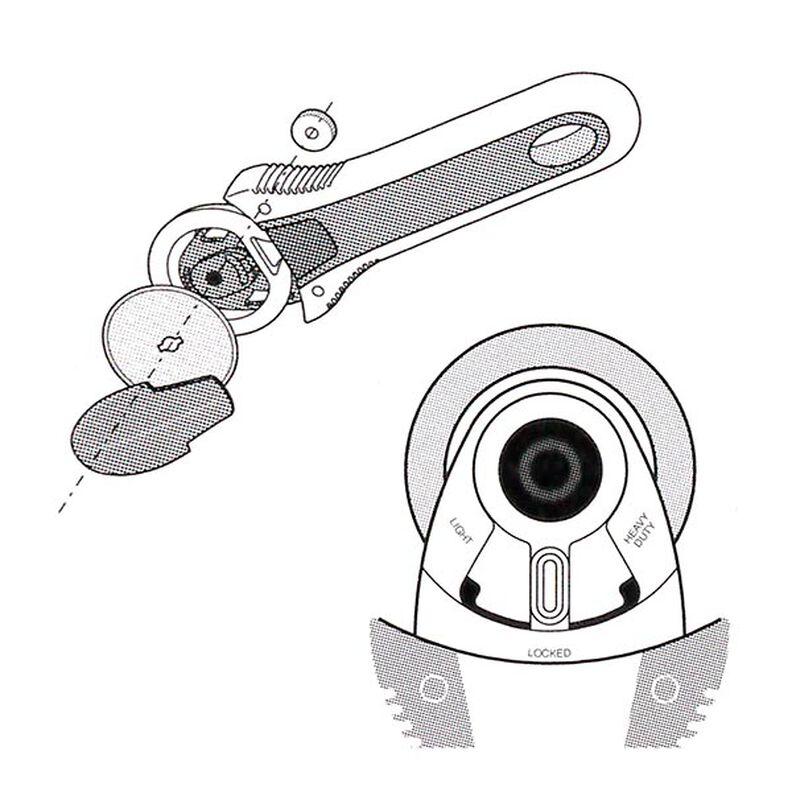 Rulleskærer [45 mm] - aquablå| Prym Love,  image number 3