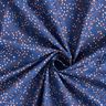 Bomuldsstof Cretonne små prikker – indigo,  thumbnail number 3
