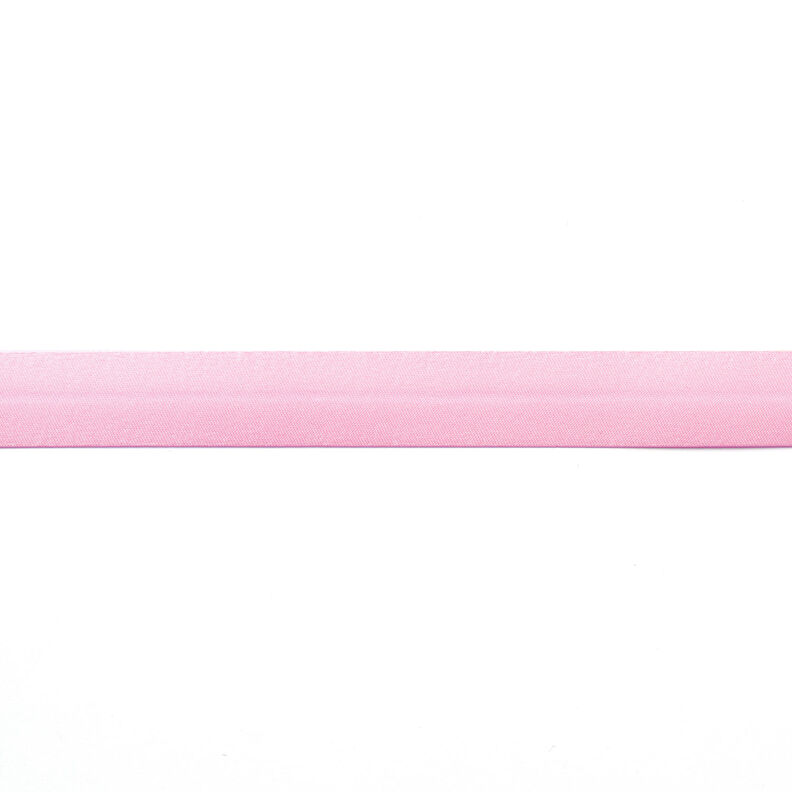 Skråbånd Satin [20 mm] – lys rosa,  image number 1