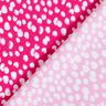 Badetøjsstof mini-farvepletter – intens pink/hvid,  thumbnail number 4