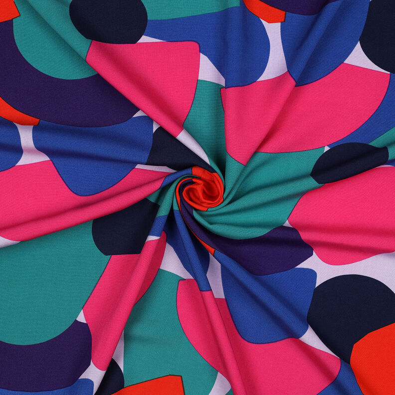 LENZING™ ECOVERO™ viskosestof  Rockpool | Nerida Hansen – lavendel/petrol,  image number 3