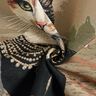 Panel Gobelin elegant kat – mørkebeige/sort,  thumbnail number 3