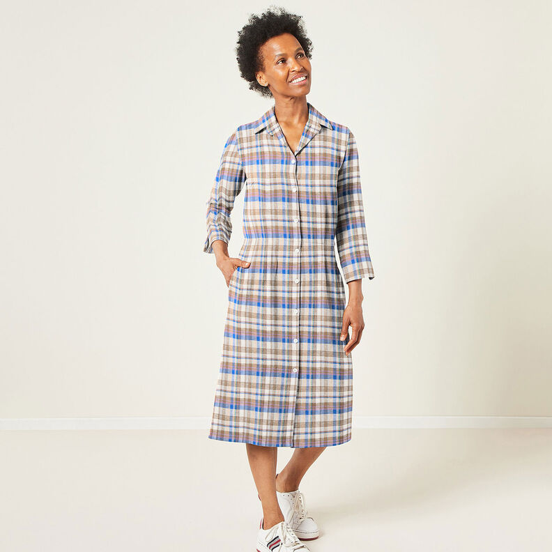 Hør-viskoseblanding tern – olivengrøn,  image number 6