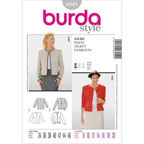 Kort jakke, Burda 8949, 