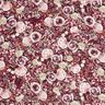 Musselin/Dobbelt-Crincle stof akvarel roser Digitaltryk – bordeaux,  thumbnail number 1