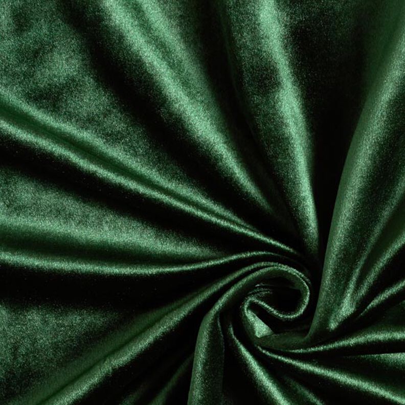 Dekorationsstof fløjl – mørkegrøn,  image number 1