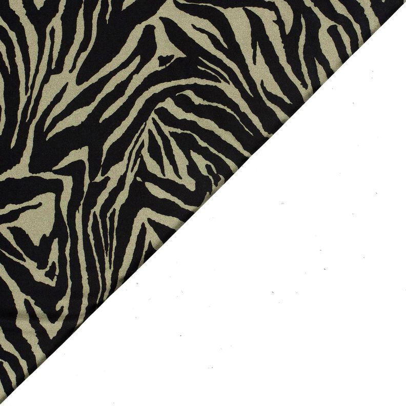 Viskosejersey Zebraprint – lys kaki/sort,  image number 4