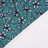 Romanit jersey Blomster &ndash; petrol/syren,  thumbnail number 4