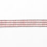 Vævet bånd Melange Striber [27 mm] – rosa/sort,  thumbnail number 2