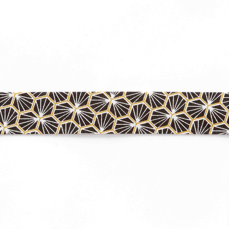 Skråbånd Diamanter [27 mm] – sort,  image number 1