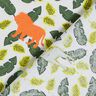 Bomuldsstof Cretonne Jungledyr-silhuetter – grøn,  thumbnail number 4