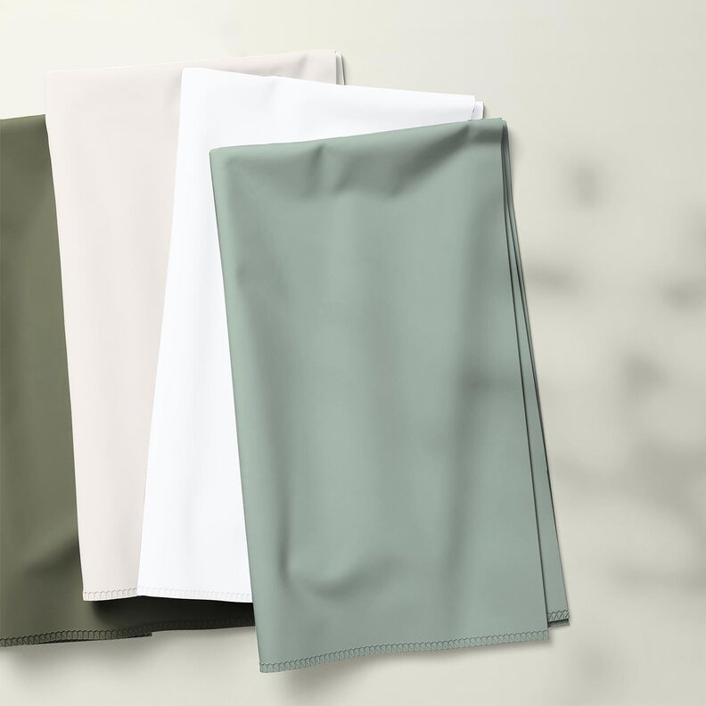 Bomuldsstof Kr&oslash;llet forvasket &ndash; m&oslash;rk taupe,  image number 5