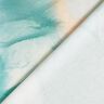 Viskosejersey marmor – aquablå,  thumbnail number 4