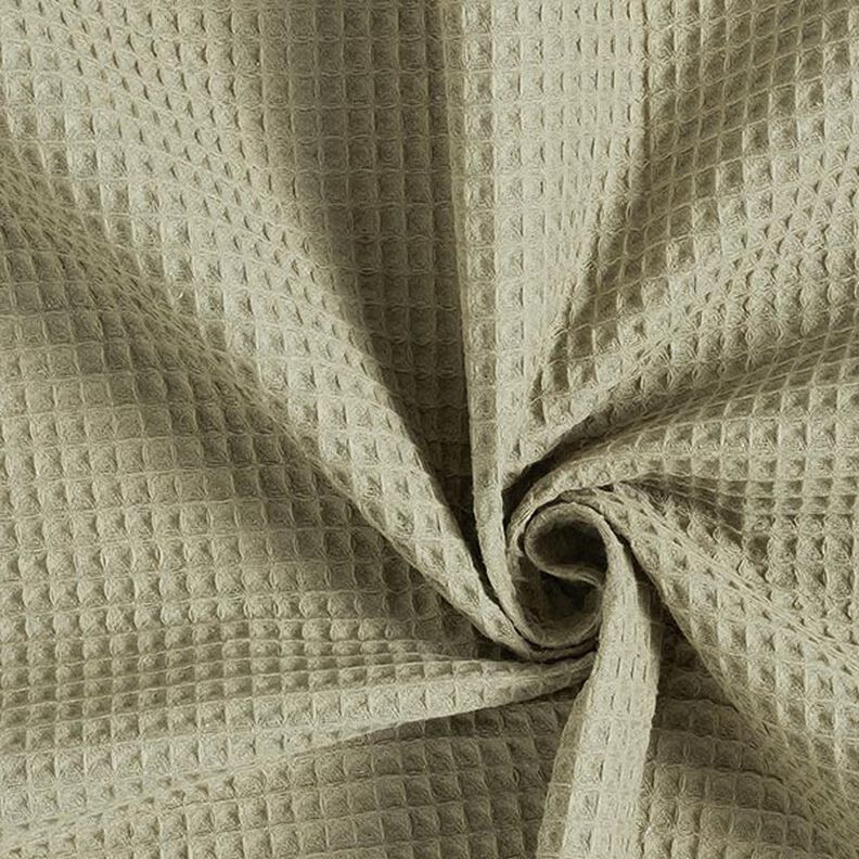 Vaffelpiqué – lys olivengrøn,  image number 1